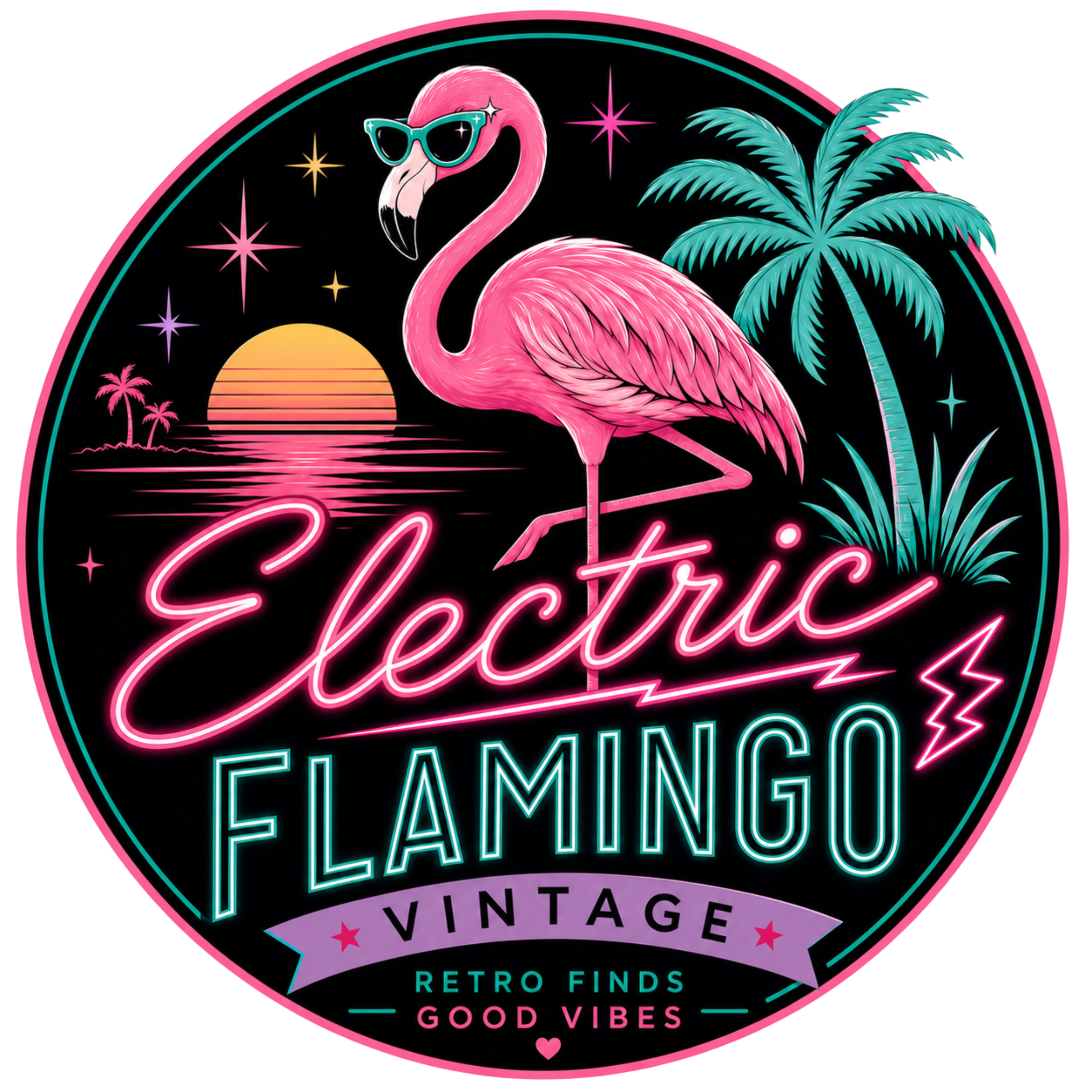 Electric Flamingo logo